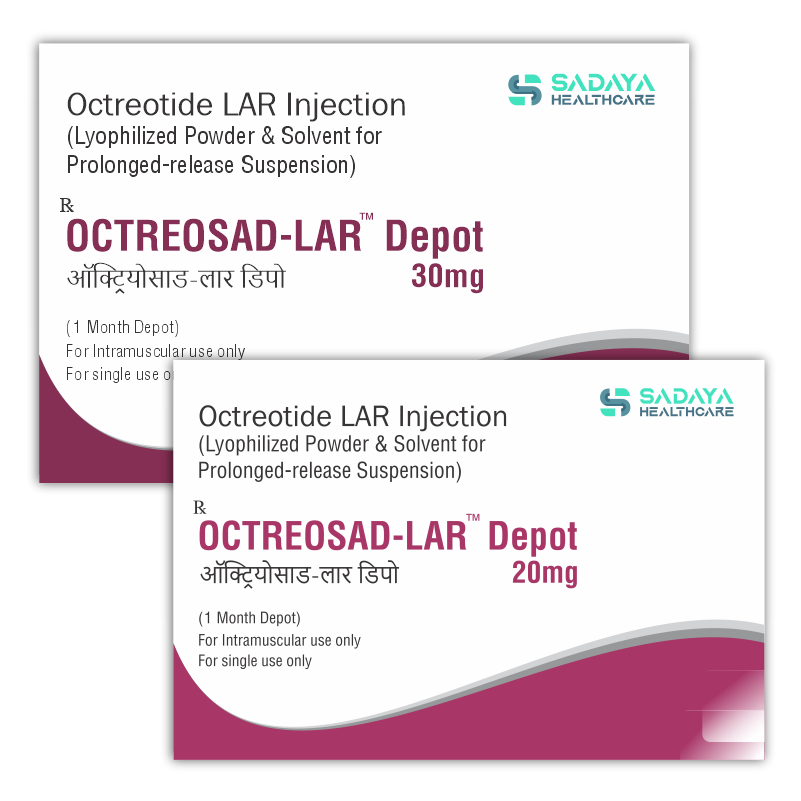 OCTREOSAD-LAR Depot 30mg and 20 mg